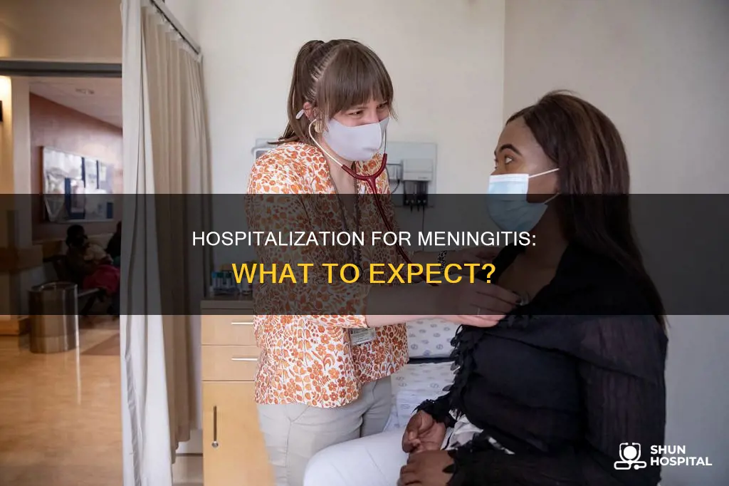 are you admitted to hospital for meningitis