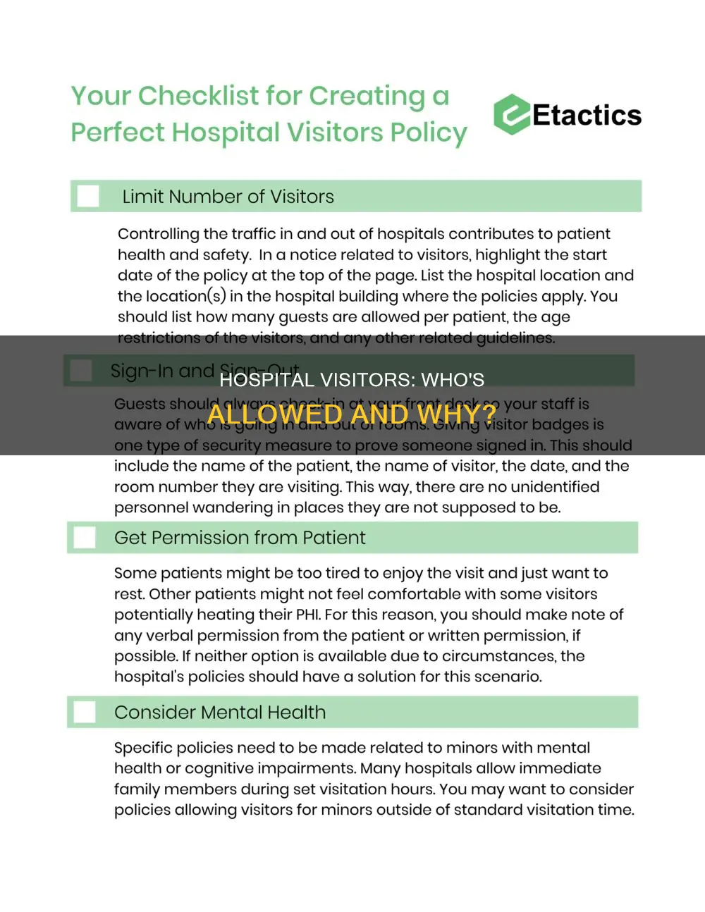 are you allowed a visitor in hospital