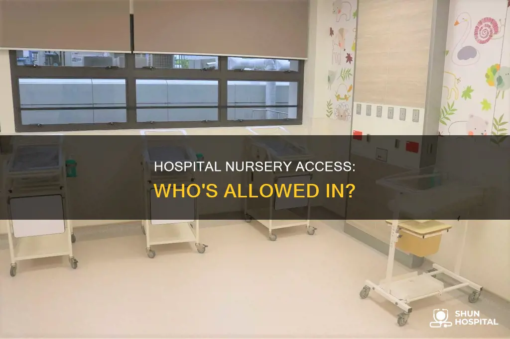 are you allowed in the hospital nursery