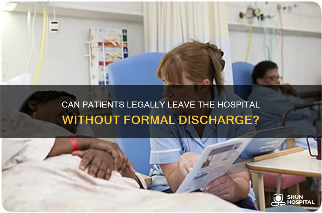 are you allowed to leave the hospital without being discharged
