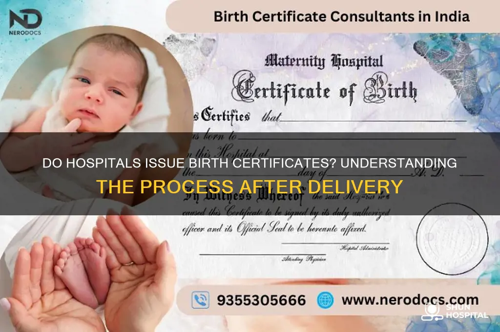 are you given a birth certificate at the hospital
