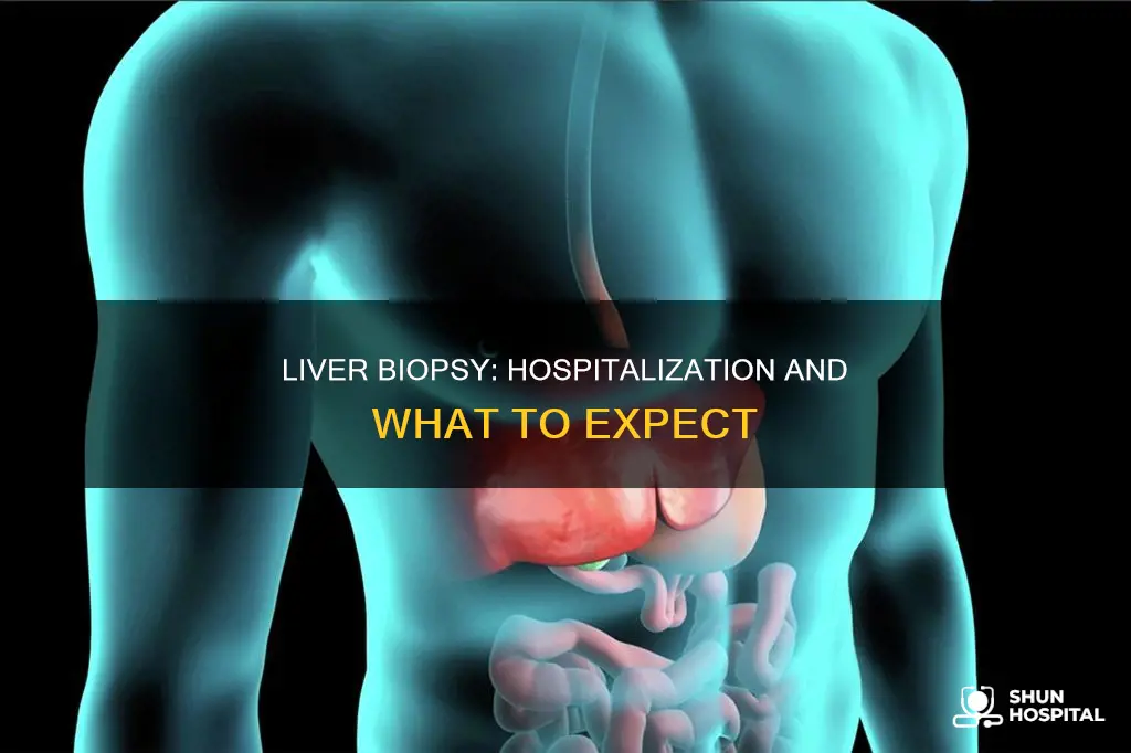 are you hospitalized for a liver biopsy