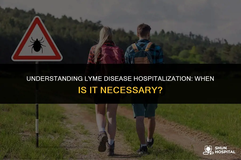 are you hospitalized for lymes disease