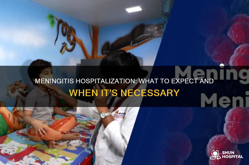 are you hospitalized for meningitis