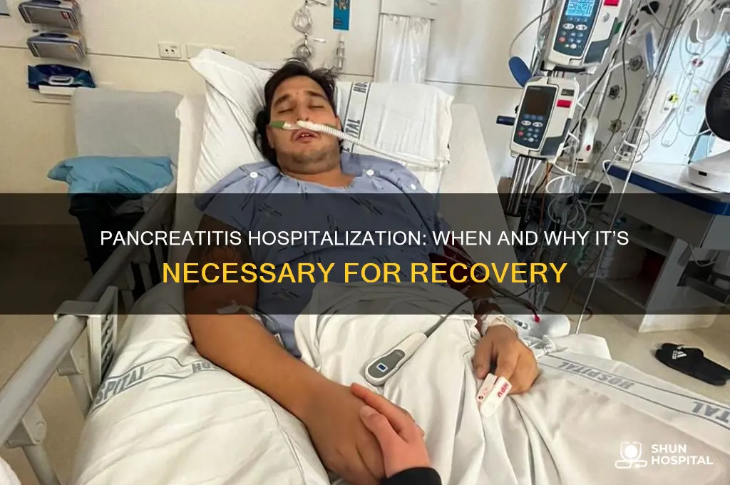 are you hospitalized for pancreatitis