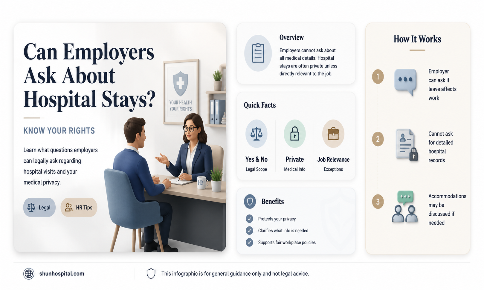 are employers allowed to ask about hospital