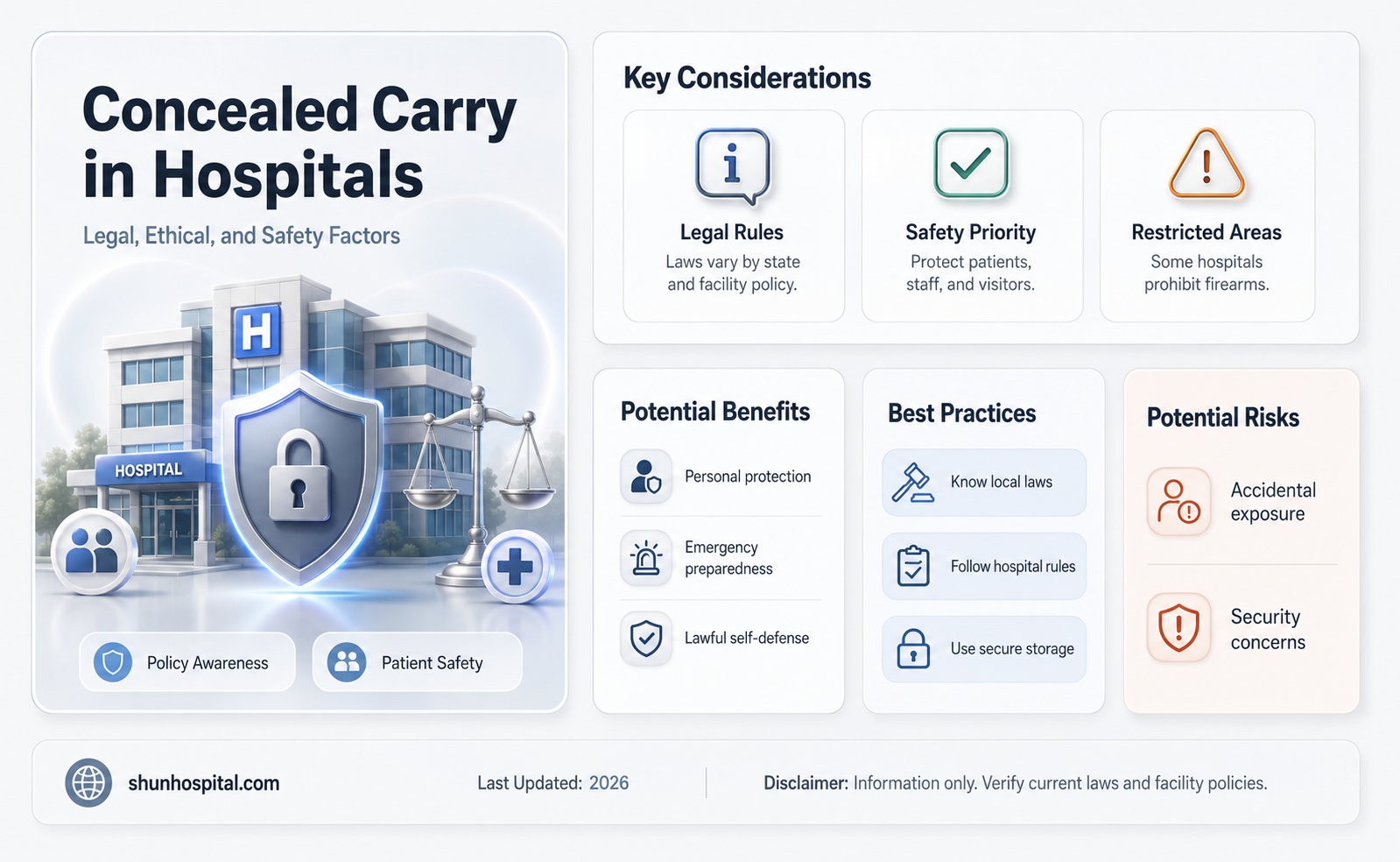 are hospitals concealed carry