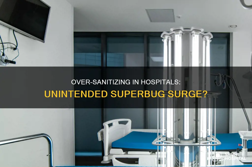 could over sanitizing be causing increased superbugs in hospitals