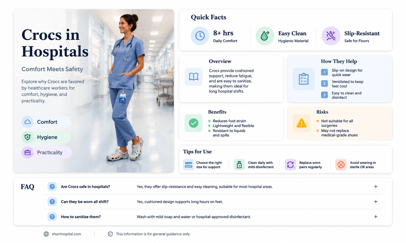 are crocs good for hospitals