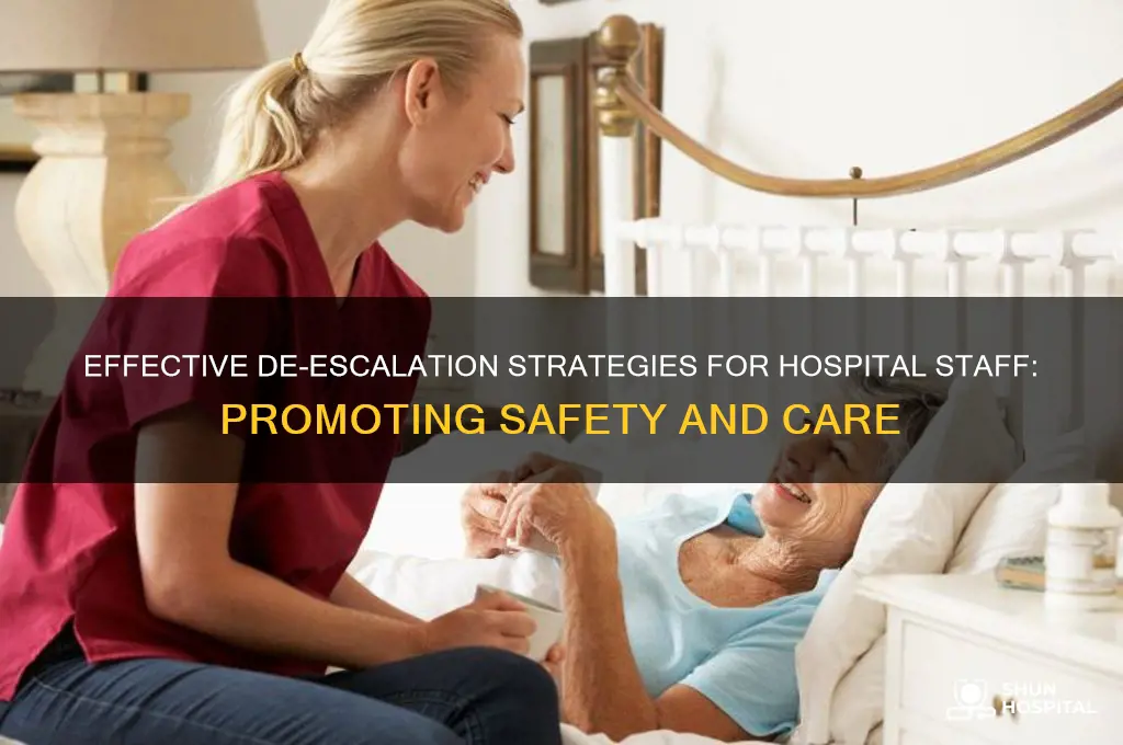 de-escalation in hospital