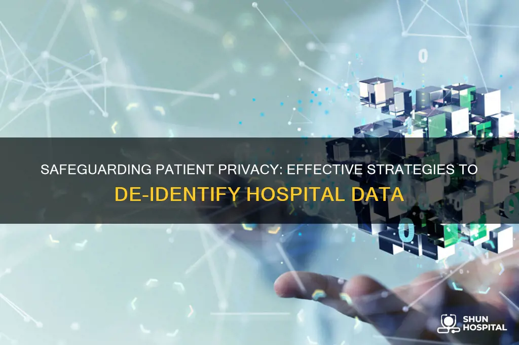 de-identify data hospital