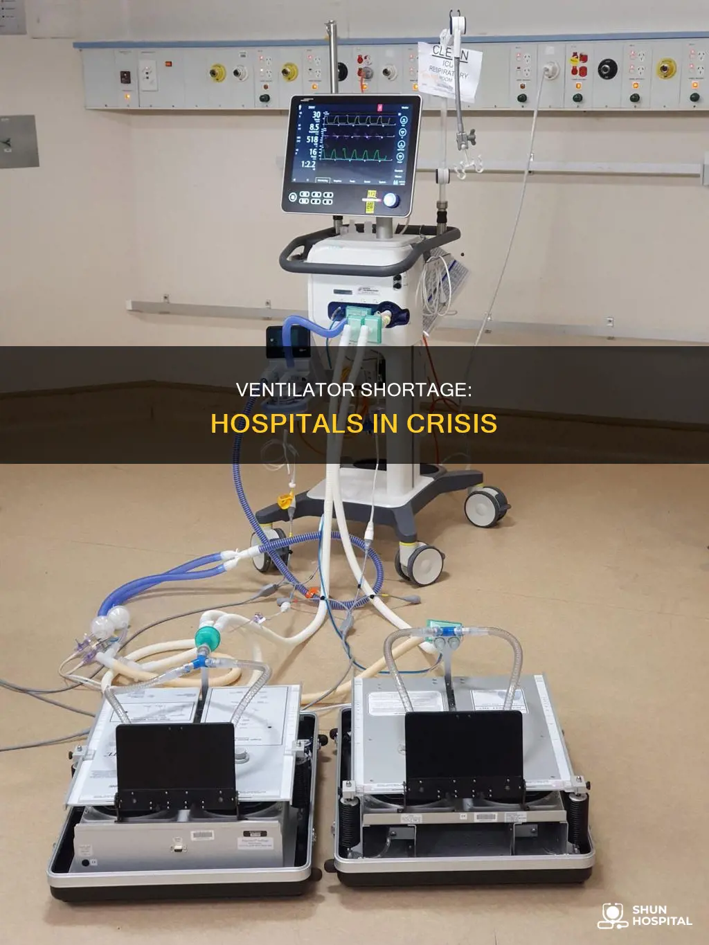 did any hospitals run out of ventilators