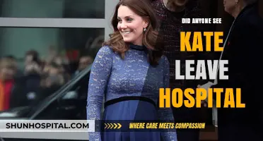 Kate's Departure from Hospital: A Witness Account