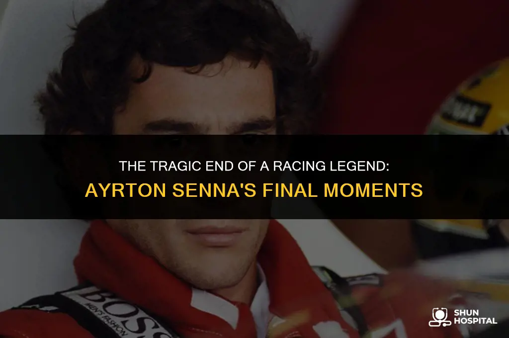 did ayrton senna died in hospital