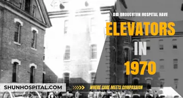 Elevators in Broughton Hospital: 1970s Accessibility