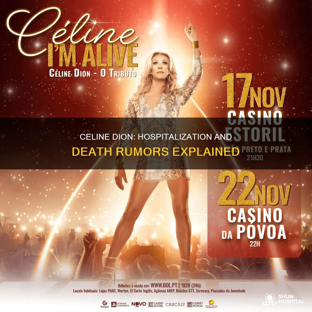 did celine dion die in the hospital