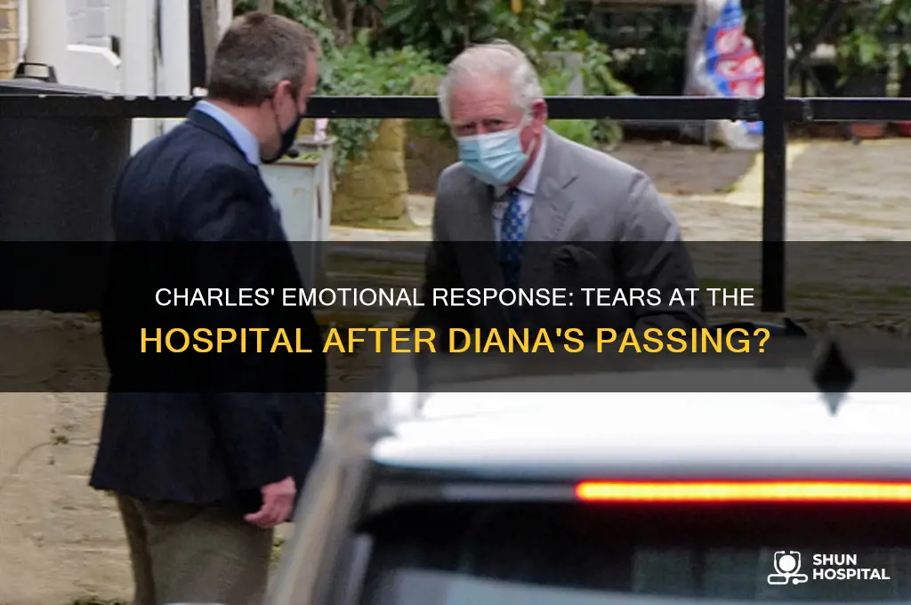 did charles cry at the hospital when diana died