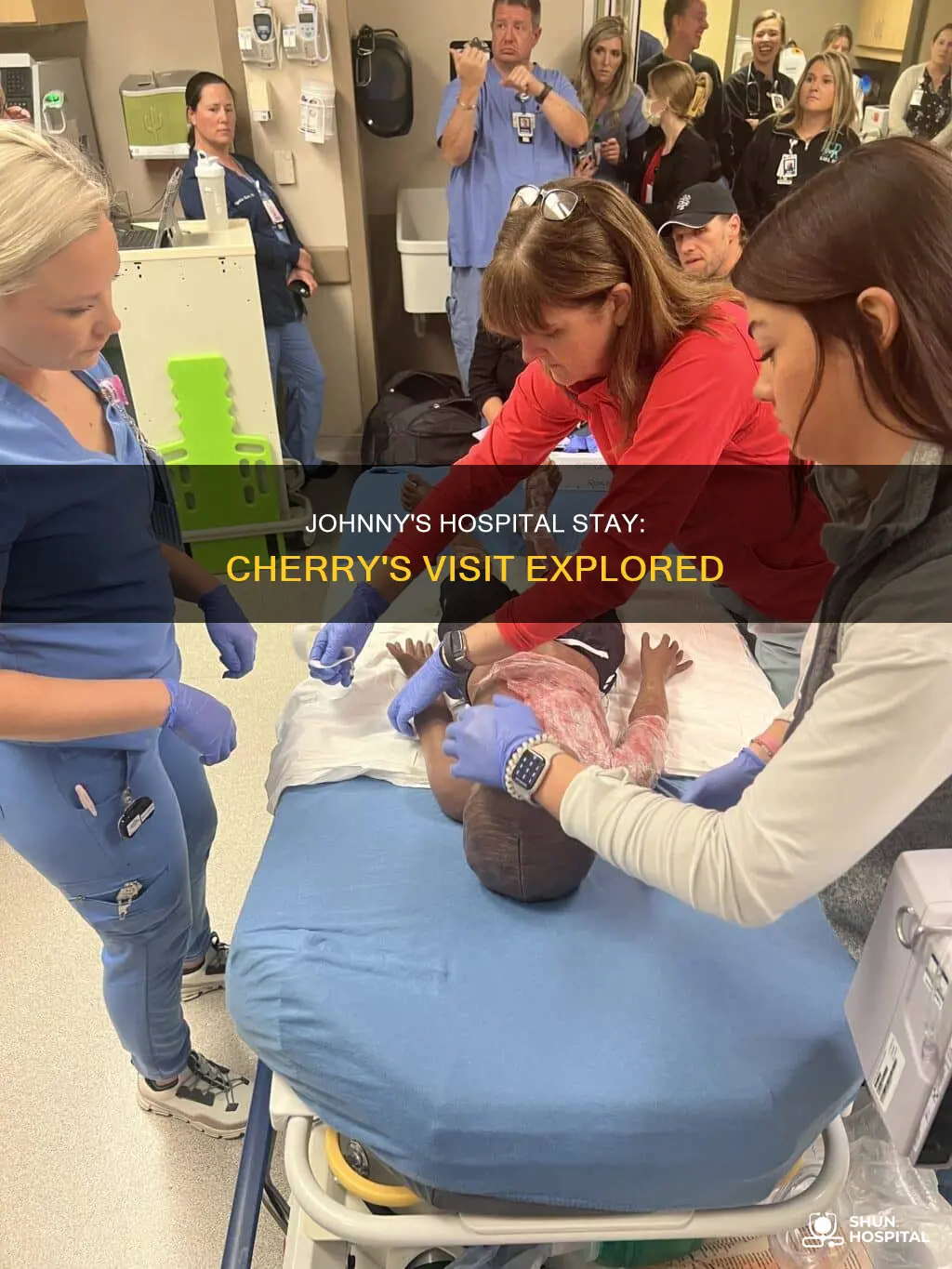did cherry visit johnny in the hospital