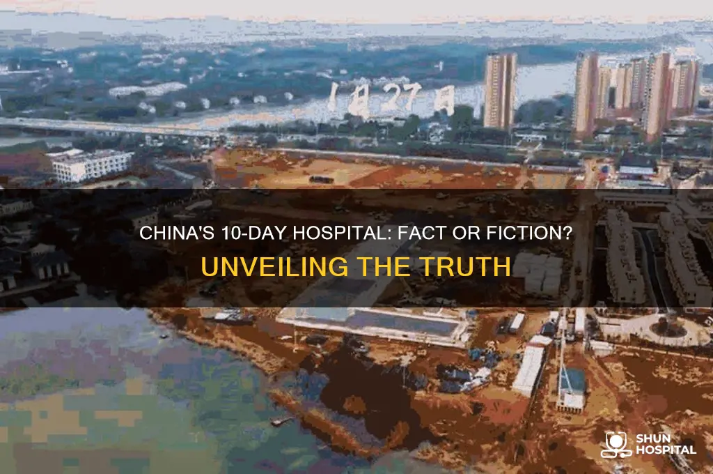did china really build a hospital in 10 days
