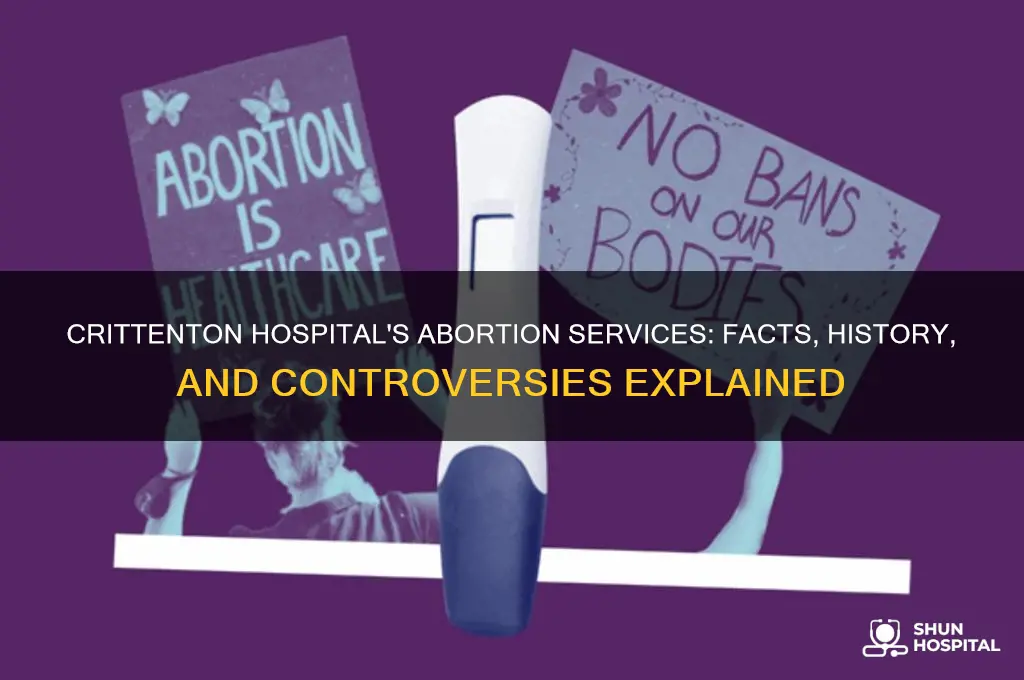 did crittenton hospital do abortions