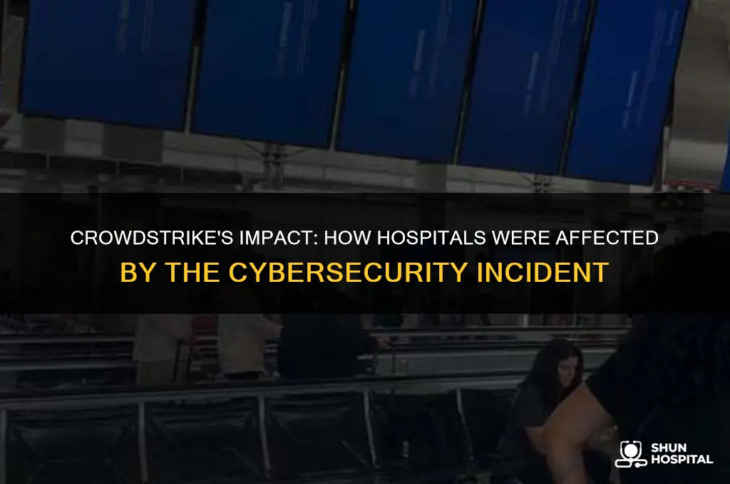 did crowdstrike affect hospitals