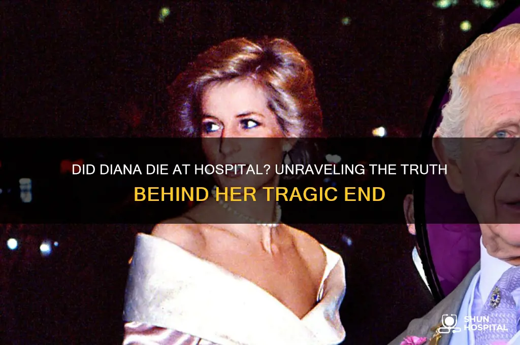 did diana die at hospital
