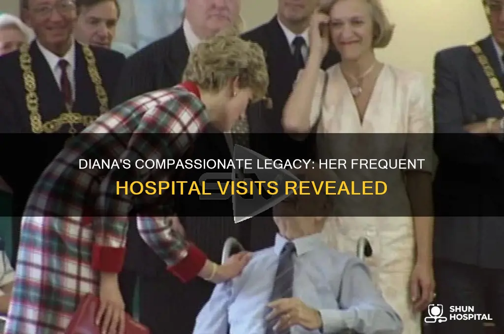 did diana visit hospitals