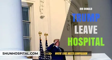 Trump's Hospital Departure: Confirmed Details and Public Reaction