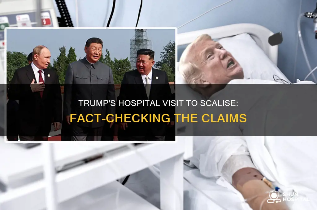 did donlad trump visit steve scalise in the hospital