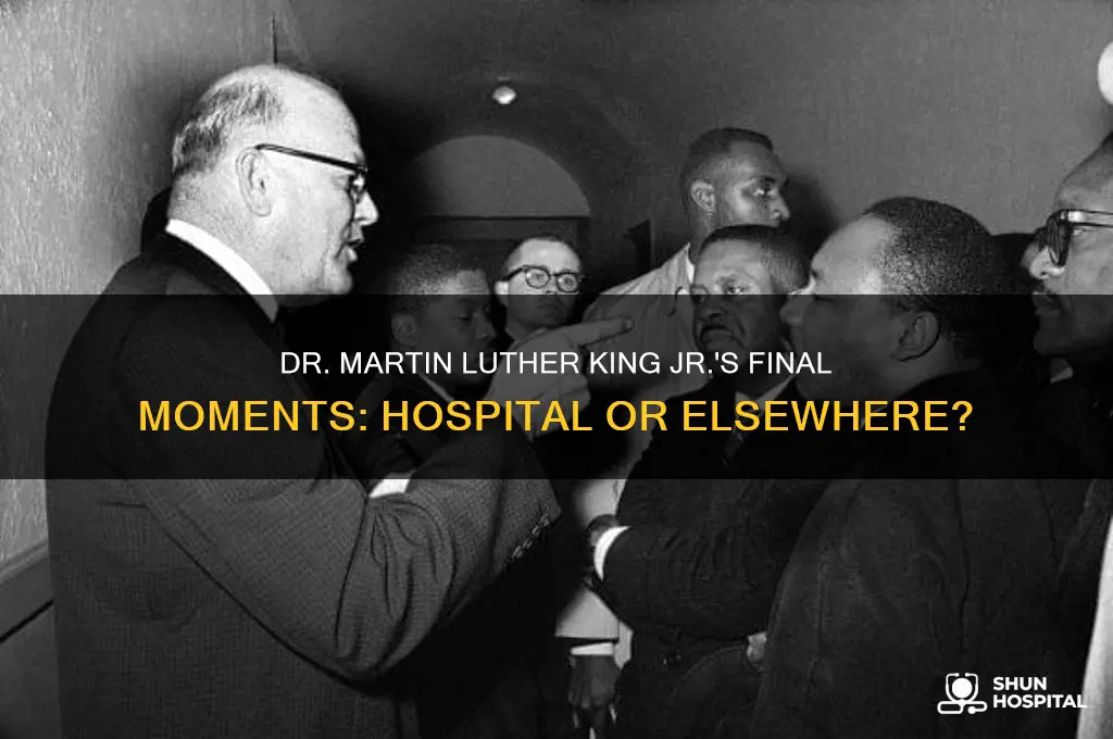 did dr martin luther king jr died in the hospital