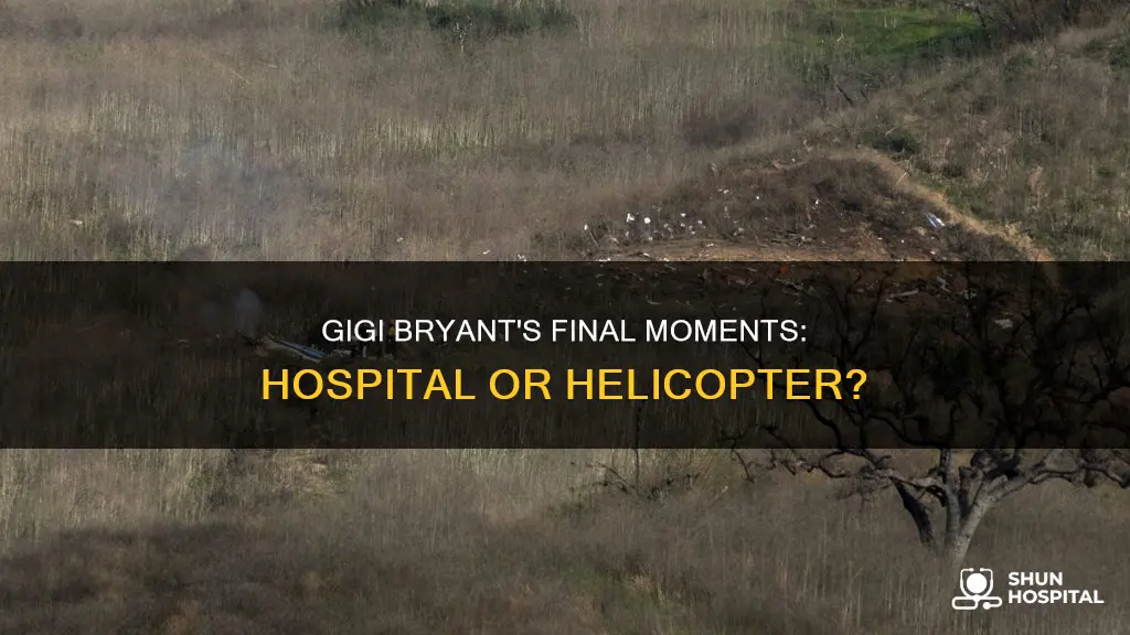 did gigi bryant die at the hospital