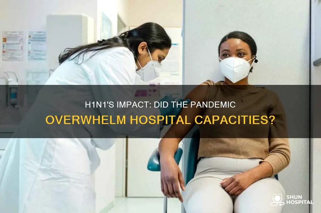 did h1n1 overwhelm hospitals