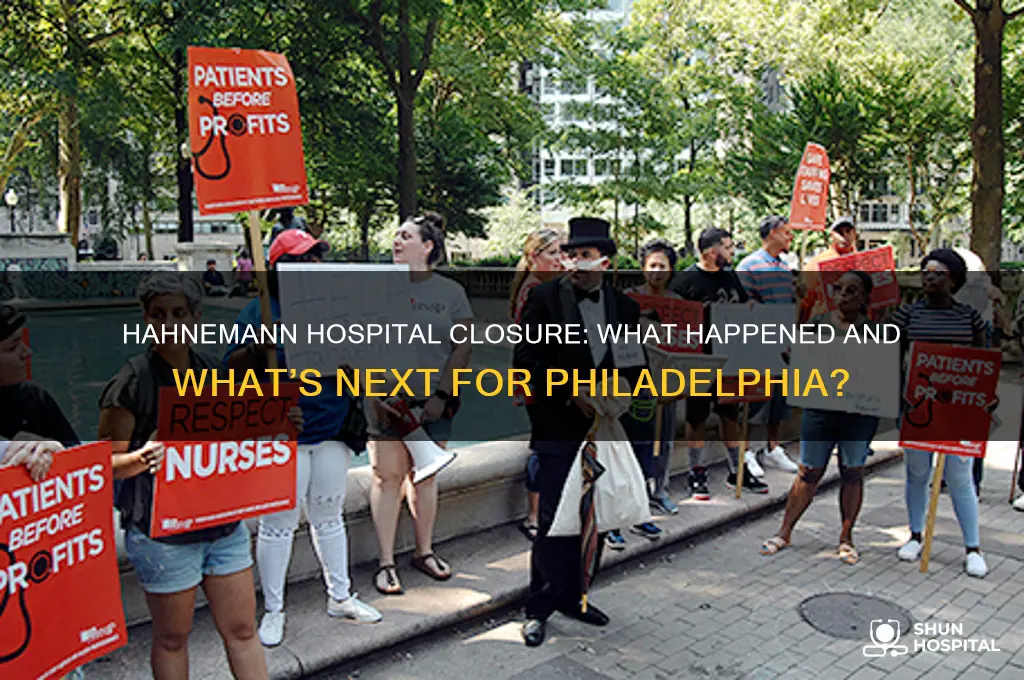 did hahnemann hospital close