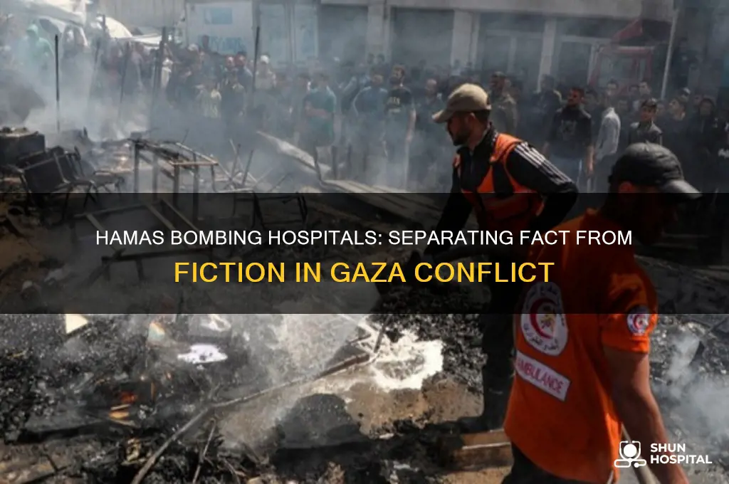 did hamas bomb hospitals