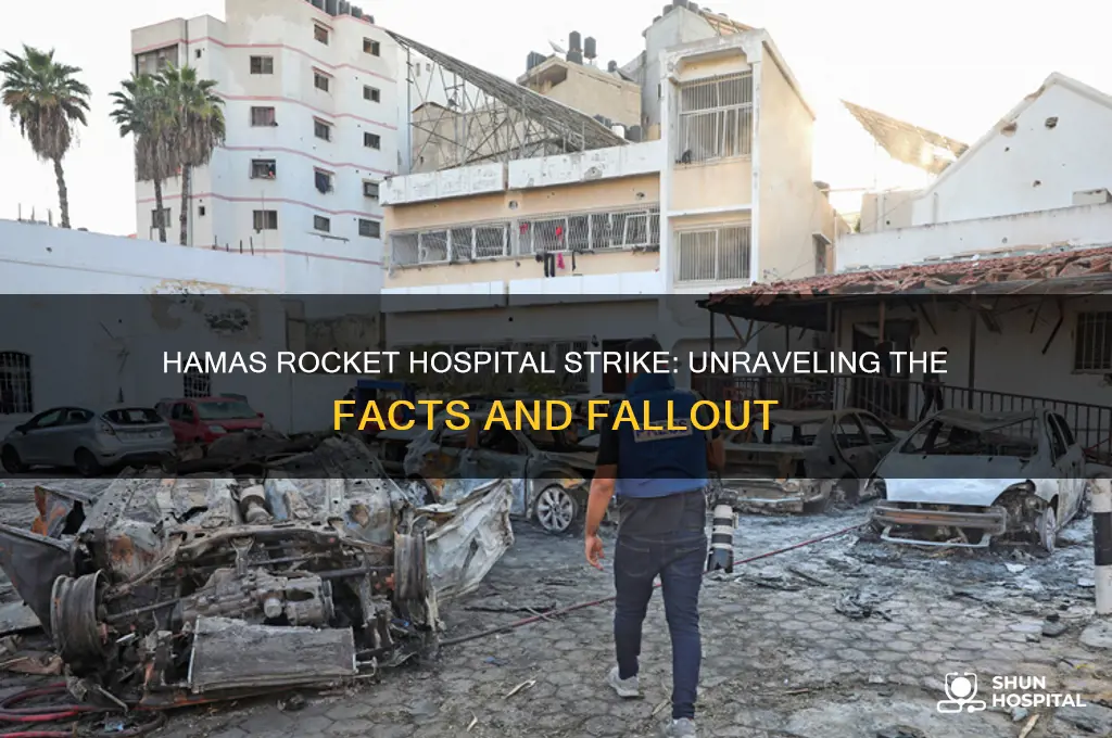 did hamas rocket hit hospital
