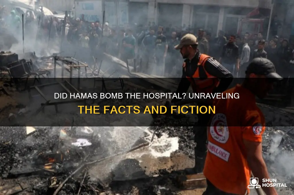 did hammas bomb the hospital