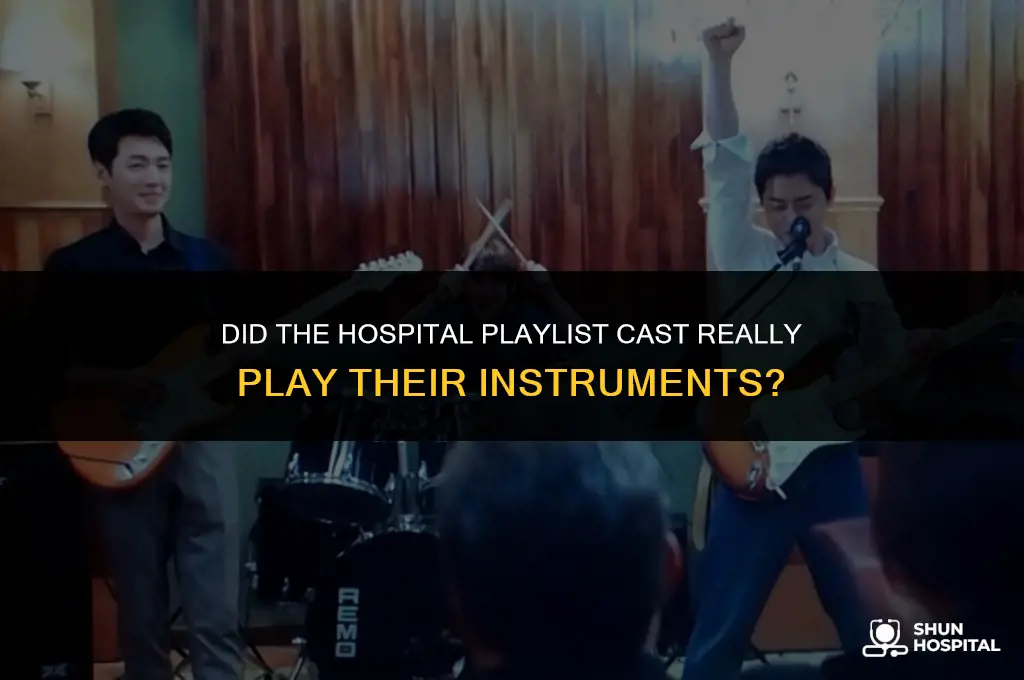 did hospital playlist cast play instruments