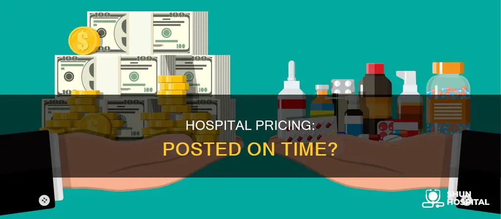 did hospitals post their prices in time