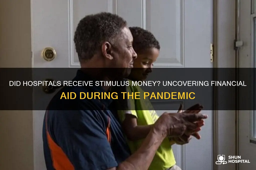 did hospitals receive stimulus money