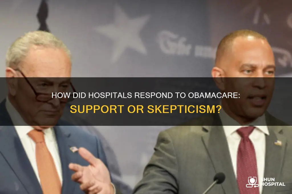 did hospitals supported obama care