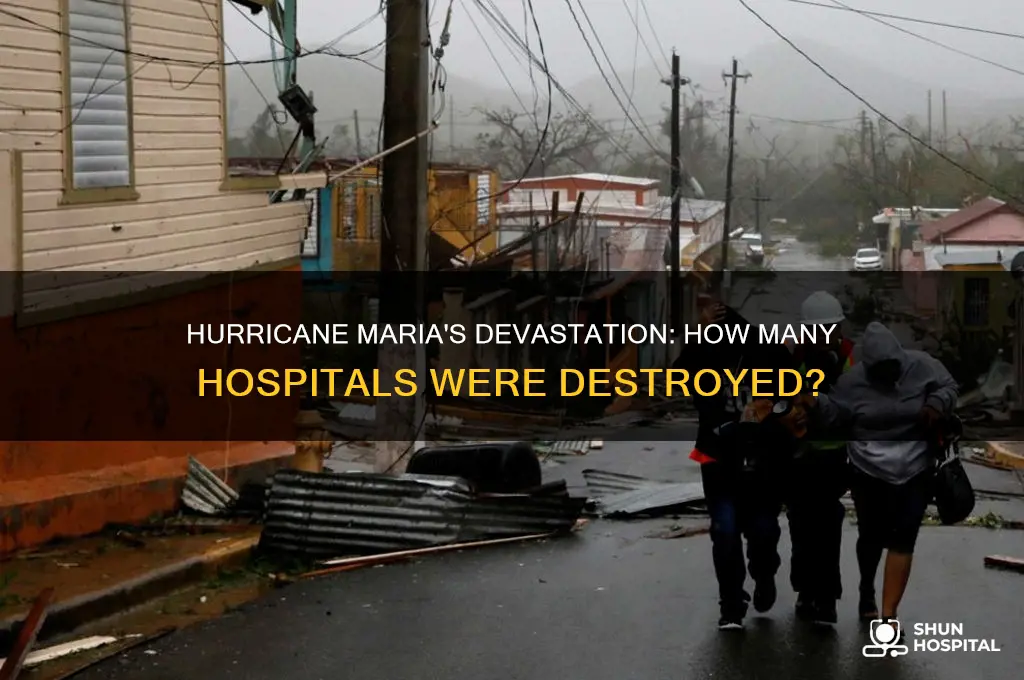 did hurricane maria destroy hospitals