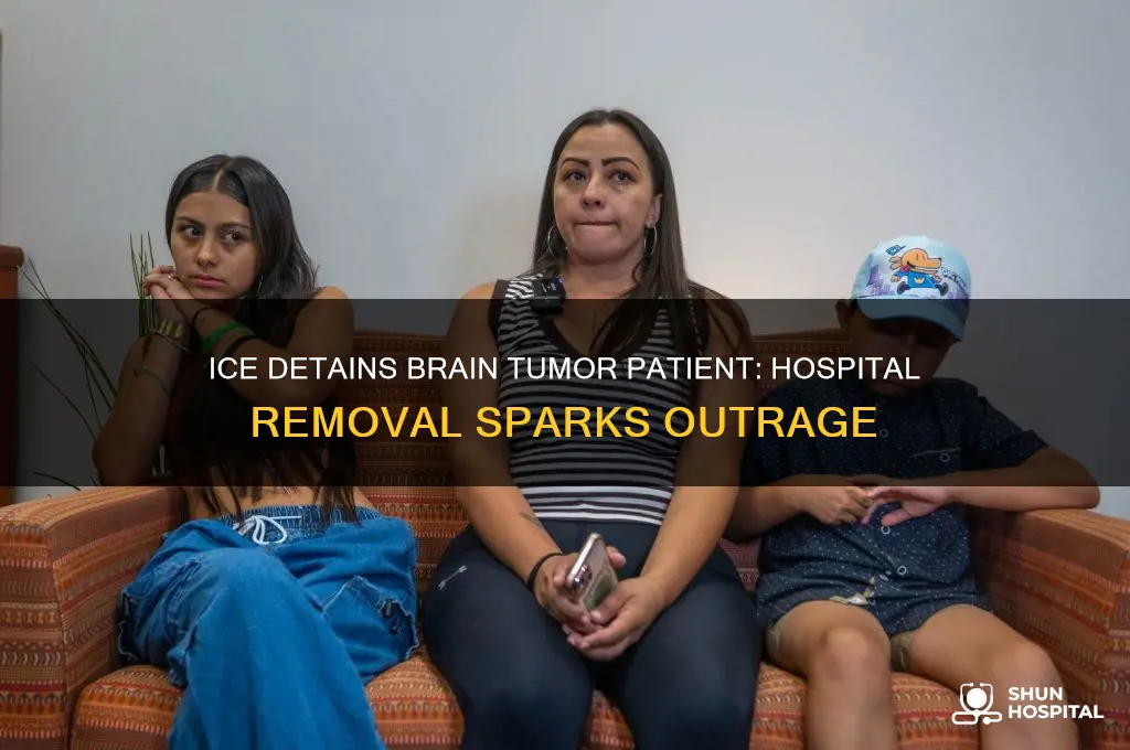 did ice remove a brain tumor person from hospital