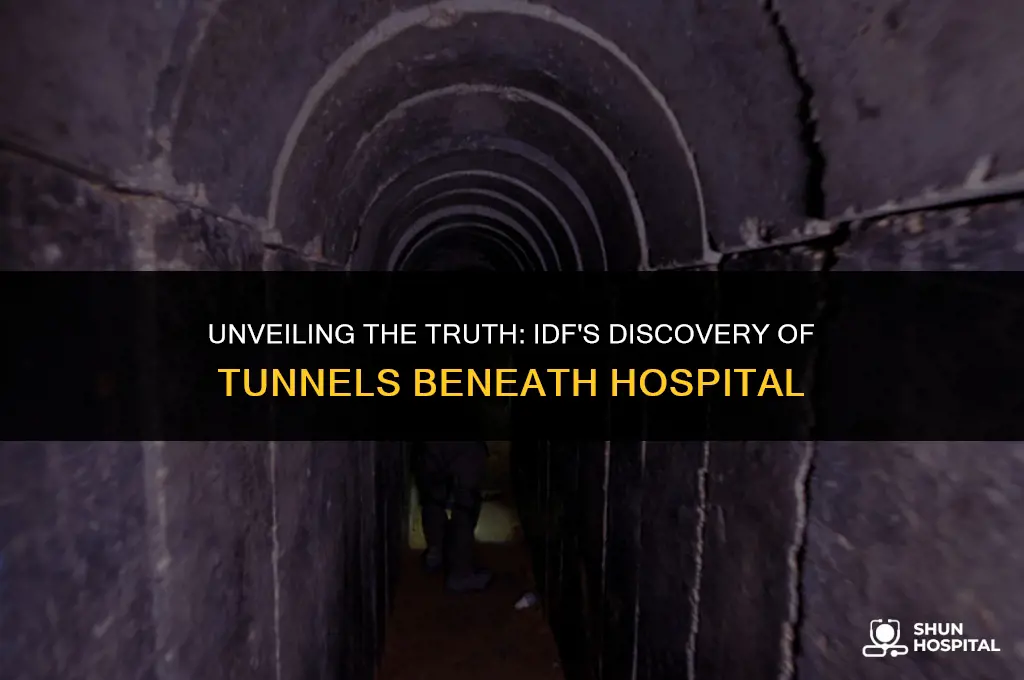 did idf find tunnels under hospital