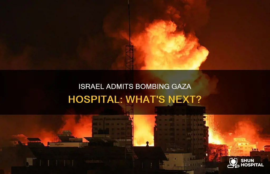 did israel admit to bombing a hospital