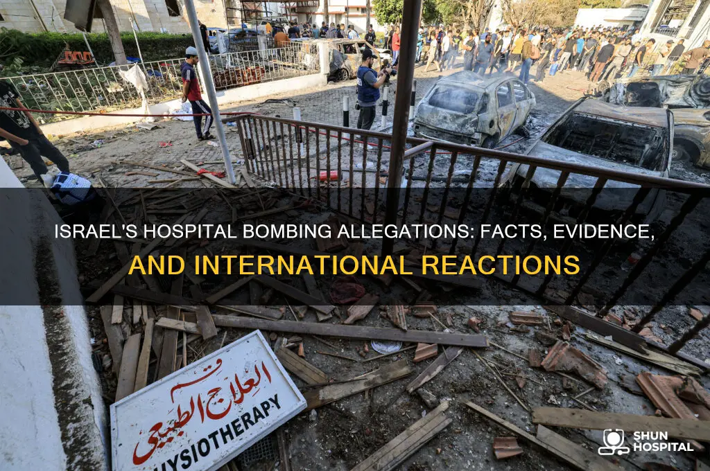 did israel bomb any hospitals