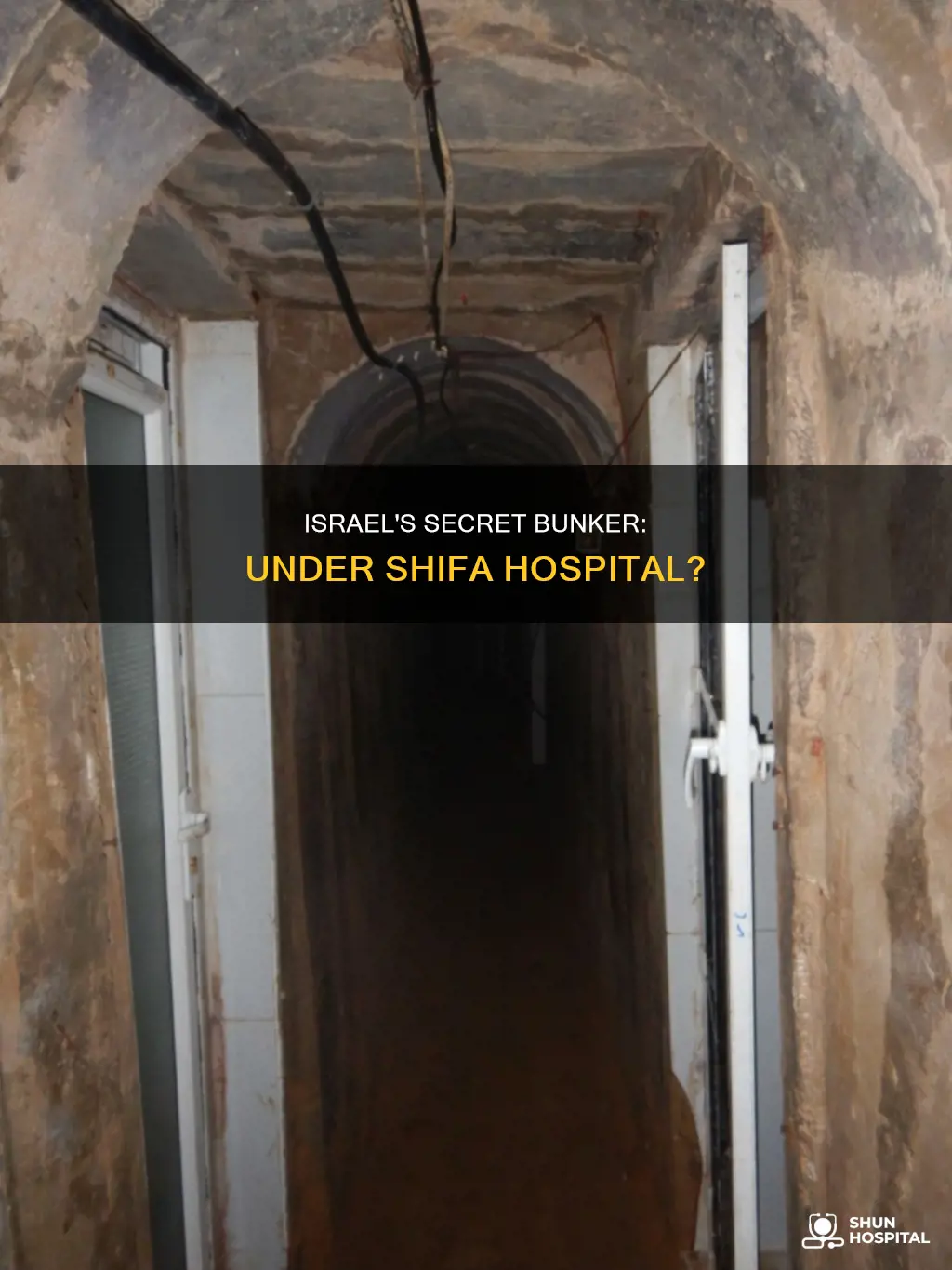 did israel build bunker under shifa hospital