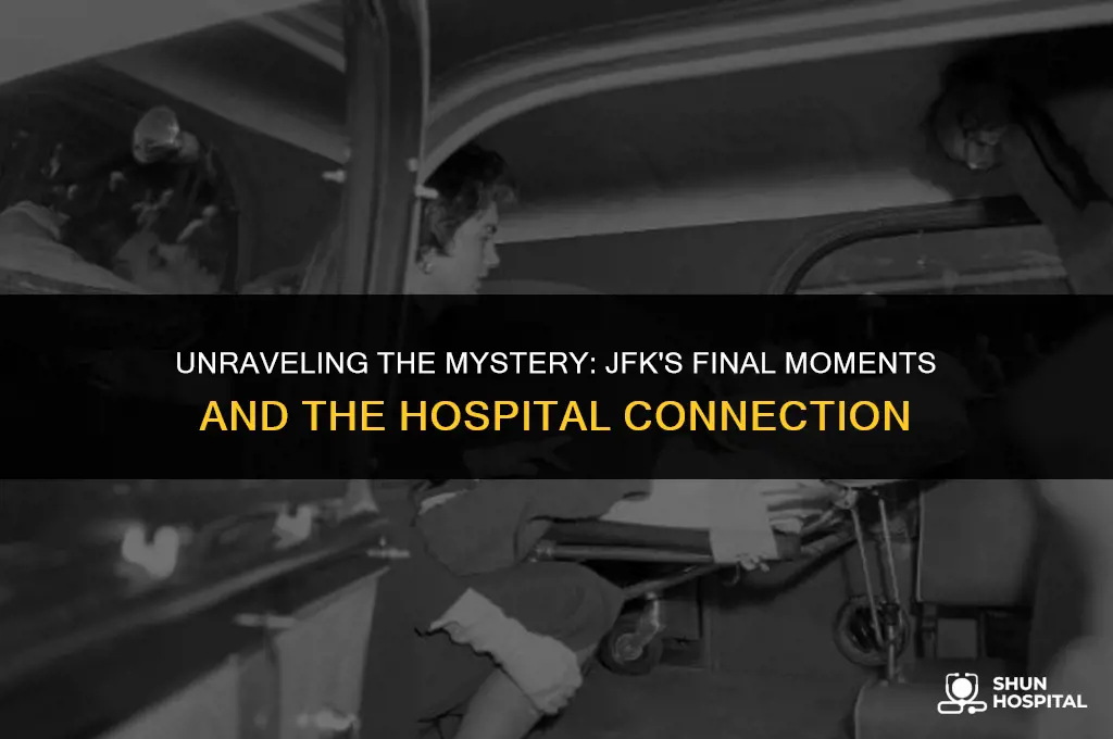 did jfk die in the hospital