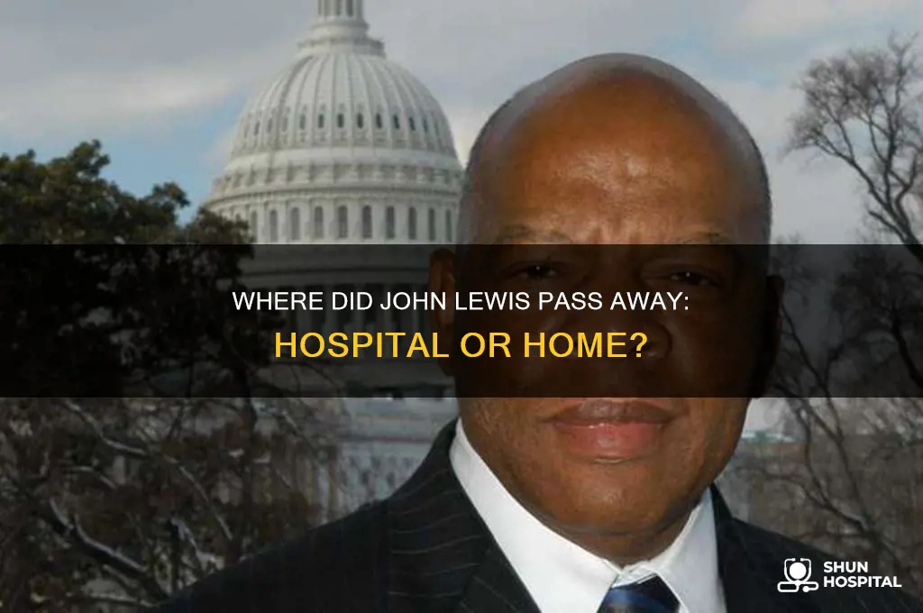 did john lewis die in the hospital or at home