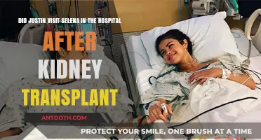 Justin's Hospital Visit: Supporting Selena Post-Kidney Transplant Surgery