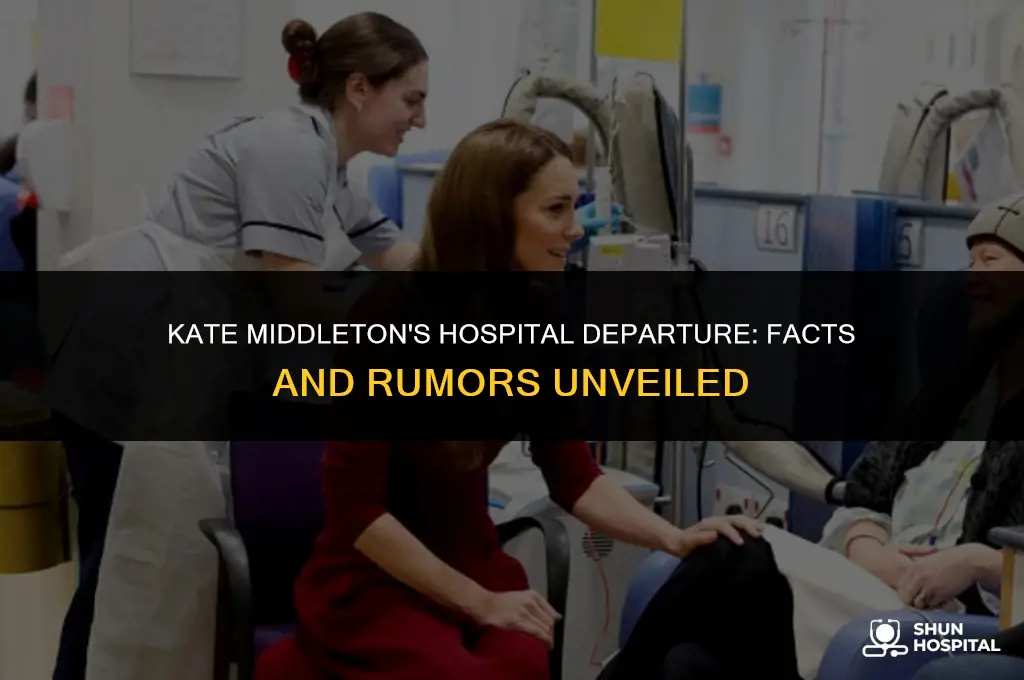 did kate middleton leave the hospital